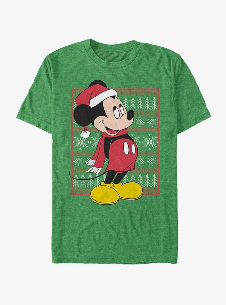 Disney Mickey Mouse Holiday Ugly Sweater T-Shirt