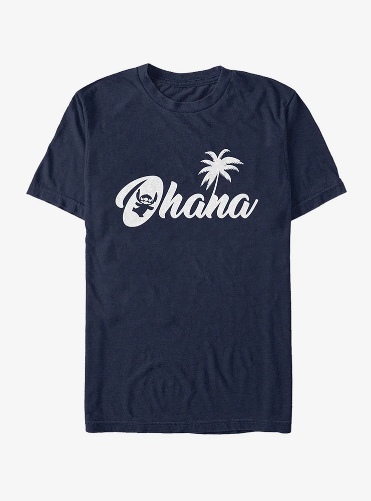 Disney Lilo & Stitch Sillhouette Ohana T-Shirt