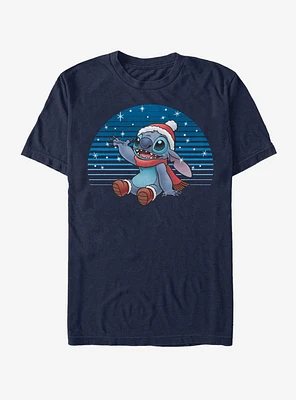 Disney Lilo & Stitch Holiday Snowing T-Shirt
