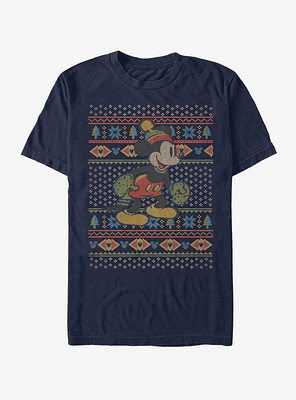Disney Mickey Mouse Holiday Vintage Sweater T-Shirt