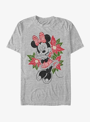 Disney Minnie Mouse Holiday Christmas Fairisle T-Shirt