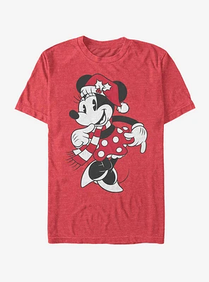 Disney Minnie Mouse Holiday Hat T-Shirt