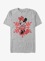 Disney Minnie Mouse Holiday Snowflake T-Shirt