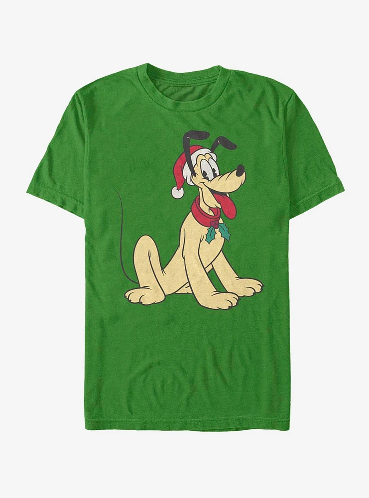 Disney Pluto Holiday Hat T-Shirt