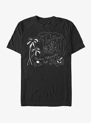 Disney Lilo & Stitch Hawaiian Rollercoaster Ride T-Shirt
