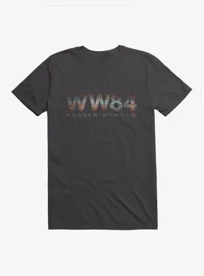 DC Comics Wonder Woman 1984 Bold Striped Logo T-Shirt