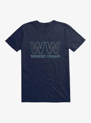 DC Comics Wonder Woman 1984 Double Logo T-Shirt
