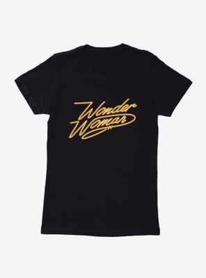 DC Comics Wonder Woman 1984 Golden Lasso Logo Womens T-Shirt