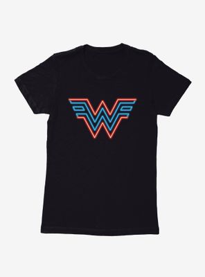 DC Comics Wonder Woman 1984 Neon Logo Womens T-Shirt