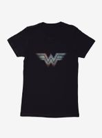 DC Comics Wonder Woman 1984 Multicolored Logo Womens T-Shirt