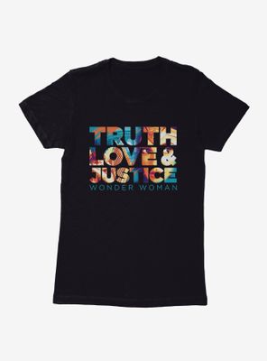 DC Comics Wonder Woman 1984 Truth, Love, And Justice Womens T-Shirt