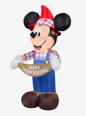 Disney Mickey Mouse Scarecrow Airblown