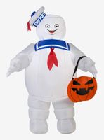 Ghostbusters Stay Puft With Pumpkin Tote Inflatable Décor