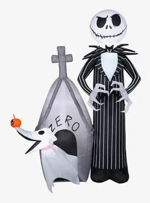 The Nightmare Before Christmas Jack And Zero House Airblown