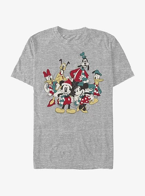 Disney Mickey Mouse Holiday Group T-Shirt