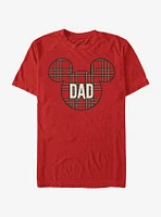 Disney Mickey Mouse Dad Holiday Patch T-Shirt