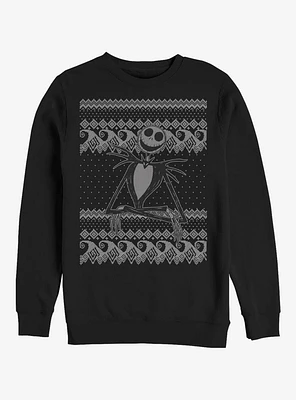 The Nightmare Before Christmas Jack Intarsia Sweater Sweatshirt
