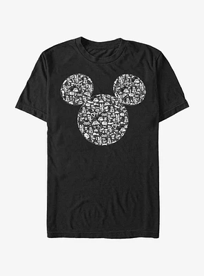 Disney Mickey Mouse Icons Fill T-Shirt
