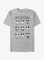 The Nightmare Before Christmas Jack Emotions T-Shirt