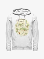 Disney Winnie The Pooh 100 Acre Map Hoodie