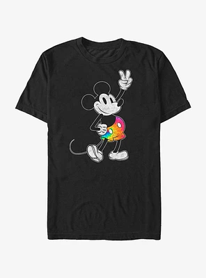Disney Mickey Mouse Tie Dye Stroked T-Shirt