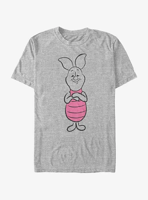 Disney Winnie The Pooh Basic Sketch Piglet T-Shirt