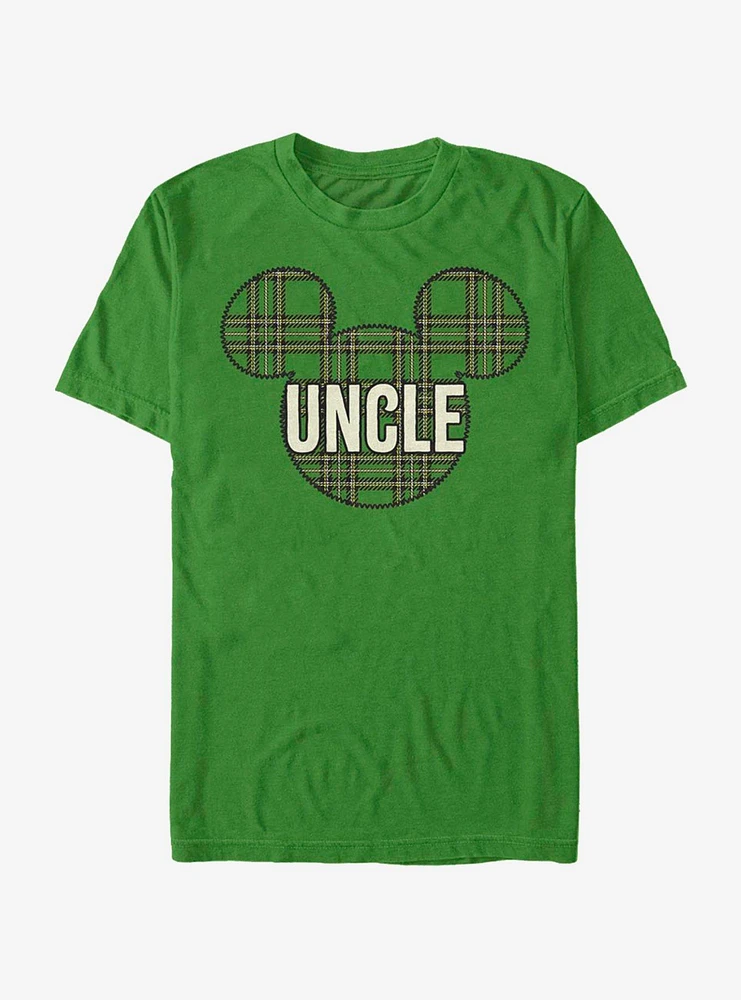 Disney Mickey Mouse Uncle Holiday Patch T-Shirt