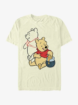 Disney Winnie The Pooh Line Art T-Shirt