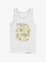 Disney Winnie The Pooh 100 Acre Map Tank