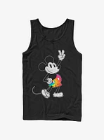 Disney Mickey Mouse Tie Dye Stroked Tank