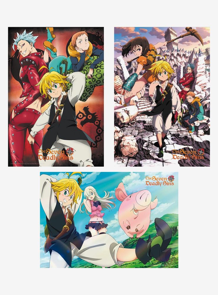 The Seven Deadly Sins Sins Mini Poster Pack