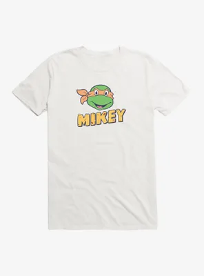 Teenage Mutant Ninja Turtles Mikey Face Pizza Name T-Shirt