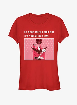 Disney Aladdin Jafar Valentine Meme Girls T-Shirt