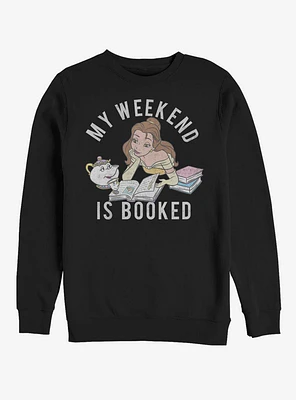 Disney Beauty And The Beast Booked Crew Sweatshirt