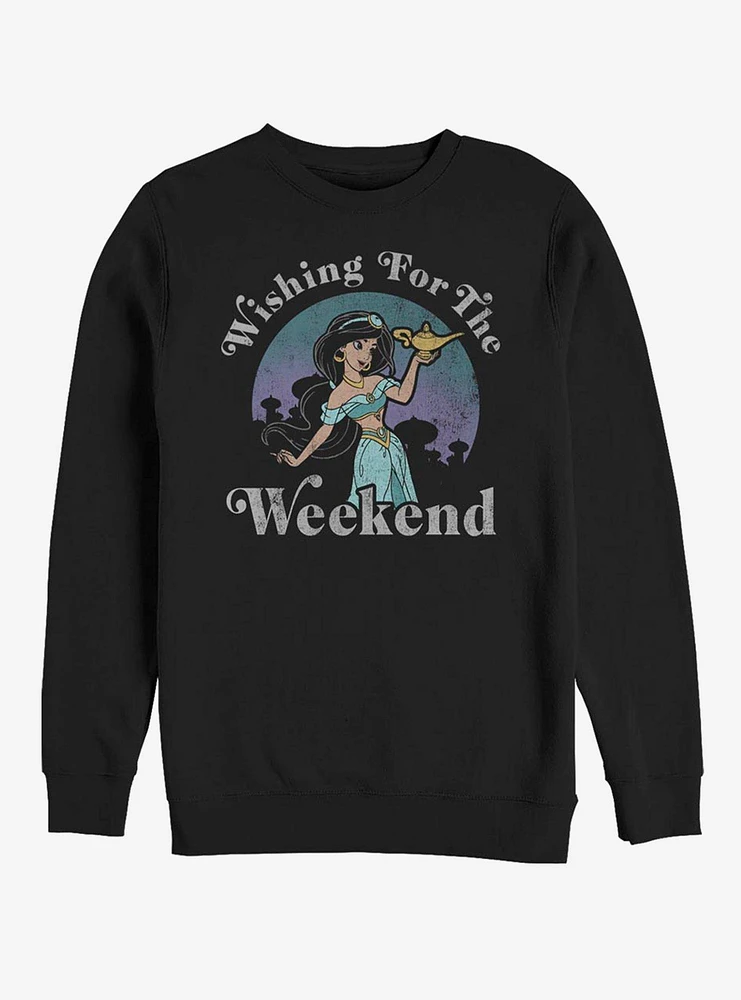 Disney Aladdin Weekend Wish Crew Sweatshirt