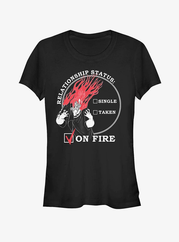 Disney Hercules Relationship On Fire Girls T-Shirt