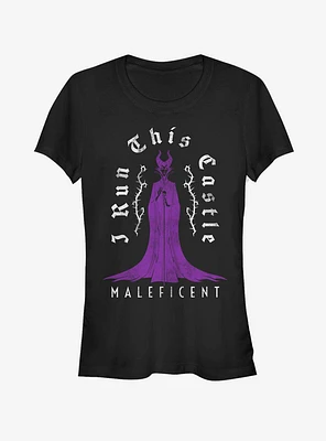 Disney Sleeping Beauty Maleficent Castle Girls T-Shirt