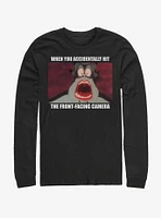 Disney The Little Mermaid Ursula Camera Meme Long-Sleeve T-Shirt