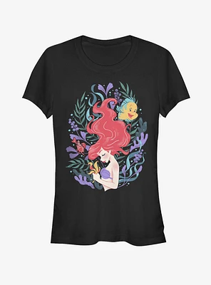 Disney The Little Mermaid Sea Plants Girls T-Shirt