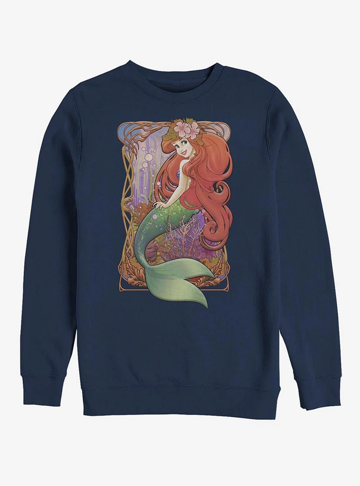 Disney The Little Mermaid Glamorous Ariel Crew Sweatshirt