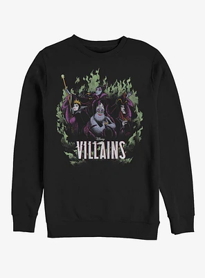 Disney Villains Children Of Mayhem Crew Sweatshirt