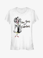 Disney Villains Cruella De Vil Couture Girls T-Shirt