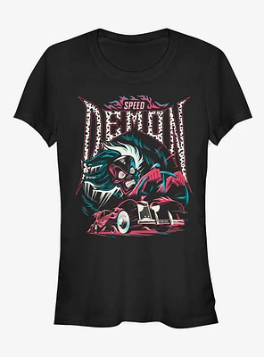 Disney Villains Cruella De Vil Speed Demon Girls T-Shirt