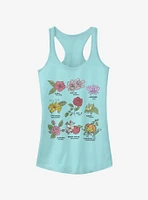 Disney Princess Flowers Girls Tank Top