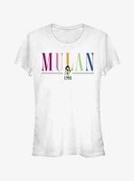 Disney Mulan Colorful Title Girls T-Shirt