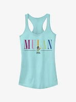 Disney Mulan Colorful Title Girls Tank