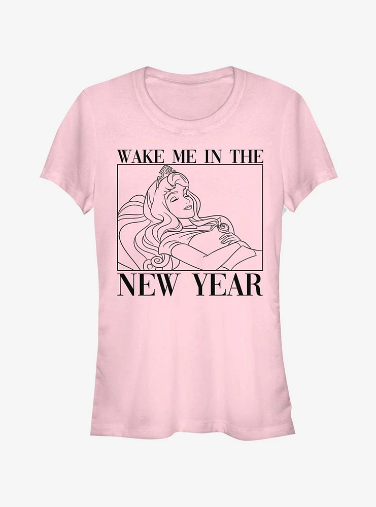 Disney Sleeping Beauty Aurora New Year Sleep Girls T-Shirt