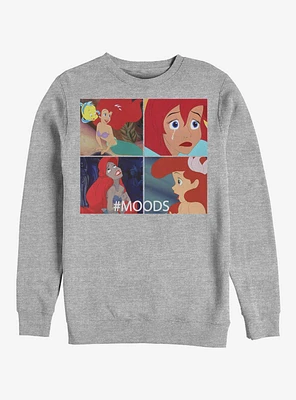 Disney The Little Mermaid Ariel Moods Crew Sweatshirt