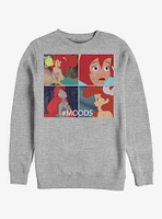 Disney The Little Mermaid Ariel Moods Crew Sweatshirt