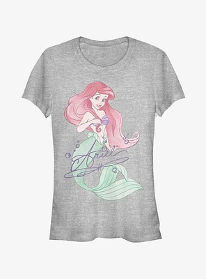 Disney The Little Mermaid Signed Ariel Girls T-Shirt